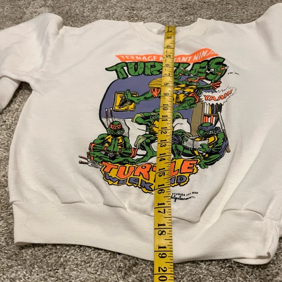 Vintage 1988 Ninja Turtles Sweatshirt Kids Unisex Size M - Picture 6 of 8